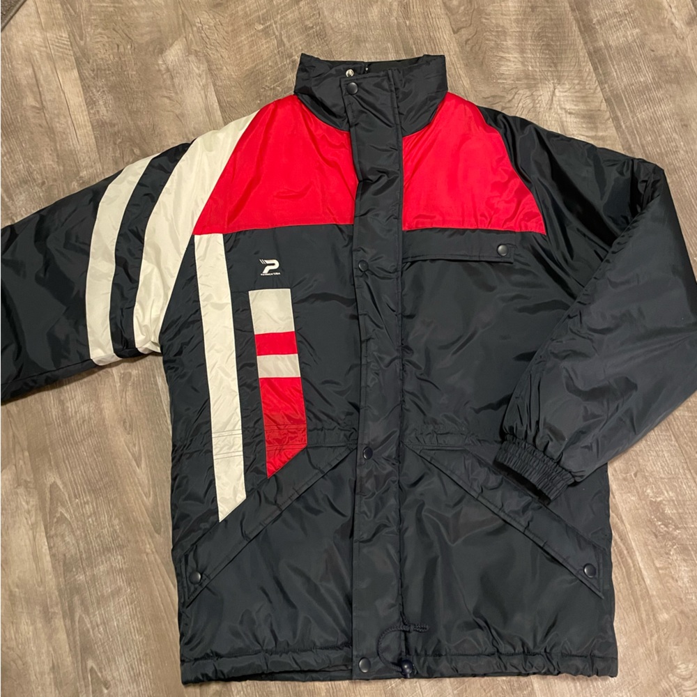 Patrick USA red white and blue puffer